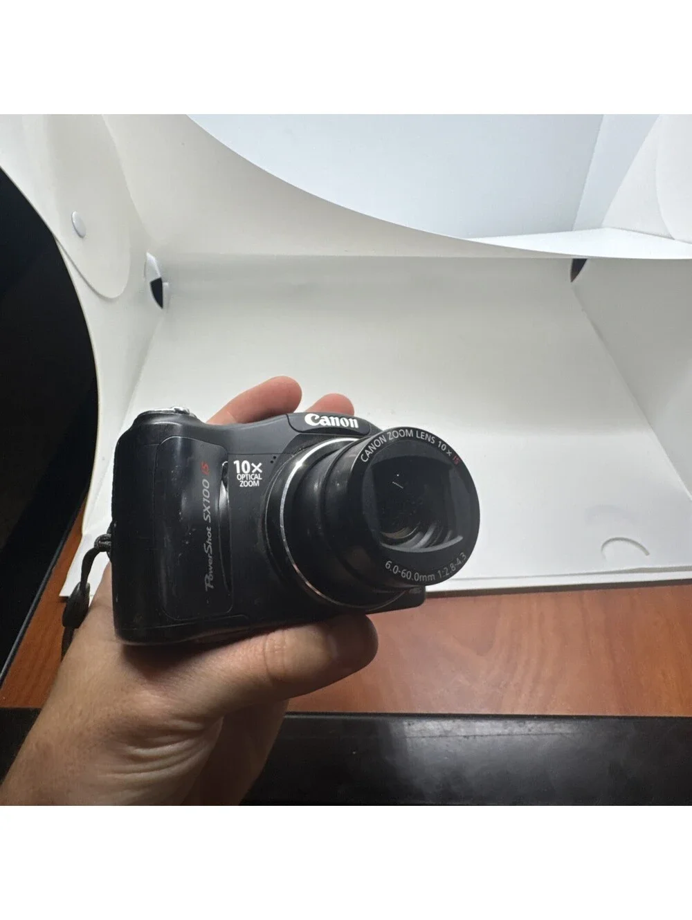 Canon PowerShot SX100 IS 8.0MP Compact Digital Camera Tested Working Great